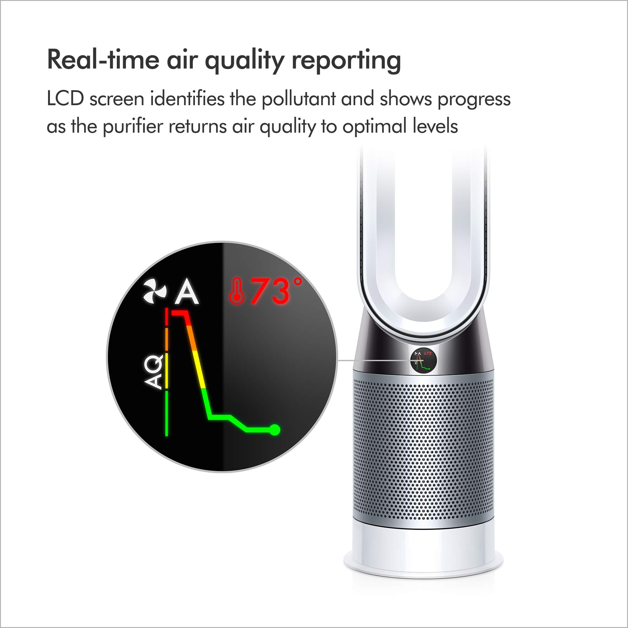 Dyson Pure Hot + Cool Air Purifier, Heater + Fan - HEPA Air Filter